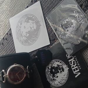 Versace Versus Black and Silver Women's Watch NWT and COA